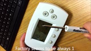 How to install a thermostat 5 wire Honeywell [upl. by Perloff]