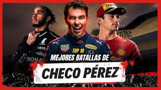 Checo Pérez 10 Épicas Batallas en donde desquicio a Leyendas de la F1 [upl. by Beisel]