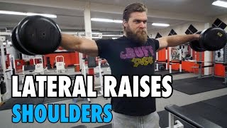 Lateral Raises  Shoulders  HowTo Exercise Tutorial [upl. by Brawner]