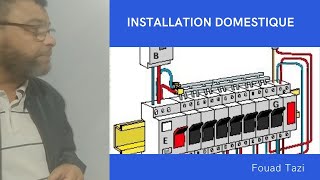 Video N°164 COMMENT REALISER UNE INSTALLATION ELECTRIQUE DOMESTIQUE [upl. by Nasah309]