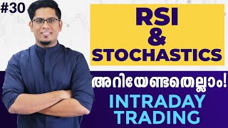 RSI amp Stochastics Indicator Strategy for Profits in Intraday Trading  Learn Technical Analysis E 30 [upl. by Ahsie30]