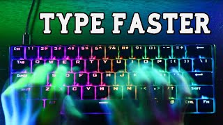 Learn how to type REALLY FAST 200wpm [upl. by Irama798]