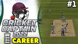 Cricket Captain 2022  Road to World Number 1 England 1  FIRST IMPRESSIONS [upl. by Willing]