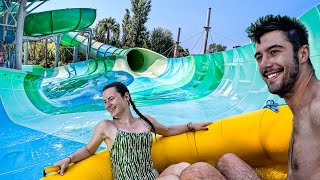 Waterslides at Aqualand Fréjus in France 🇫🇷 [upl. by Casandra]