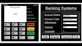 How to create ATM Banking Systems in Visual Basic NET Full Tutorial [upl. by Annia]