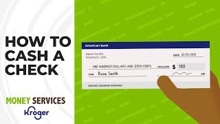 How to cash a check with Money Services [upl. by Sublett]