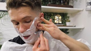 How to Shave with a Safety Razor MÜHLE Shaving tutorial [upl. by Akino428]