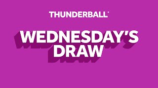 The National Lottery Thunderball draw results from Wednesday 03 January 2024 [upl. by Cline]