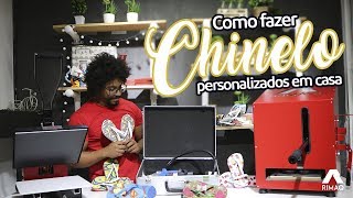 Como fazer um chinelo personalizado em casa  Tutoriais Rimaq [upl. by Noda961]