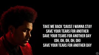 The Weeknd ft Ariana Grande  SAVE YOUR TEARS REMIX Lyrics [upl. by Norha]