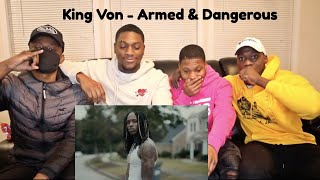 quotKING VONquot ARMED amp DANGEROUS REACTION VIDEO [upl. by Corty]