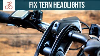 How to Work Tern Headlights  Turn On or Troubleshoot Tern eBike Headlights [upl. by Garibull43]