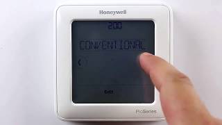 Honeywell Home T6 Pro ZWave – Setup [upl. by Kind]