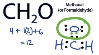 How to Draw the Lewis Dot Structure for CH2O Formaldehyde [upl. by Duggan]