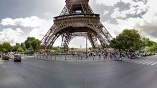 Eiffel Tower Paris HD  360 Degree View [upl. by Ahsekel]