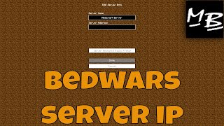 Minecraft Bedwars Server Address [upl. by Rosco]