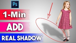 How to Create a Real Drop Shadow in Photoshop [upl. by Schlicher]