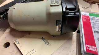 repairing gaskets for a Porter Cable FC350A framing nailer [upl. by Nhor]