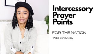 6 Intercessory Prayer Points For 2020  Tiffannia [upl. by Giacamo]