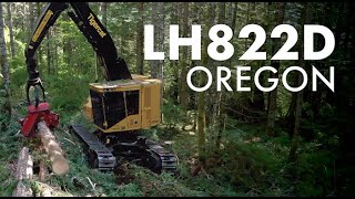 Tigercat LH822D Harvester in Oregon [upl. by Rickey111]