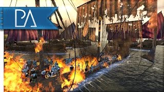 MEDIEVAL NAVAL BATTLE  Medieval Kingdoms Total War 1212AD Gameplay [upl. by Dazhehs]