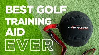 BEST GOLF TRAINING AID EVER  TOUR STRIKER SMART BALL [upl. by Maddy]