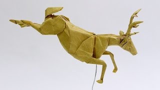 How to make an Origami Deer [upl. by Eniretac]