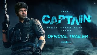 Captain 2022 Official Trailer  Arya  Aishwarya Leshmi  Kavya M Shetty  Simran Rishi Bagga [upl. by Eelinej]