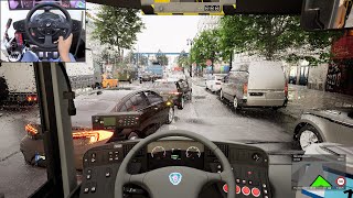 The Bus  Early access gameplay  Dynamic weather  Thrustmaster T300RS [upl. by Haroun]