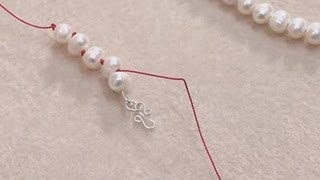 How To Knot Pearls On A String [upl. by Keri539]