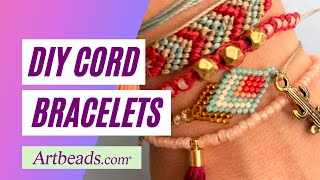 How to Make DIY Cord Bracelets [upl. by Neve]