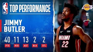 Jimmy Butlers MONSTER 40PT TripleDouble in Game 3 🔥  NBAFinals [upl. by Christiane769]