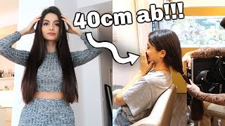 40cm HAARE AB  Reaktion von Freund  IschtarsLife [upl. by Idonah]