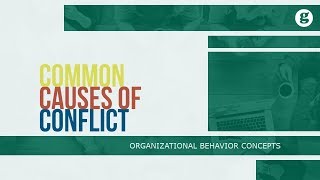 Common Causes of Conflict [upl. by Thayne]