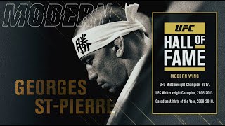 Georges StPierre Joins the UFC Hall of Fame [upl. by Edla400]