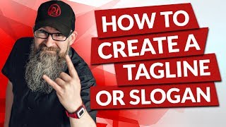 How to create a tagline or slogan [upl. by Yniffit323]