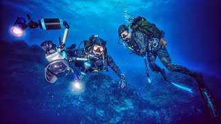 Tauchgang auf 26m Tiefe Rochen  Unterwasserhöhle gefunden [upl. by Jauch]