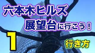 六本木ヒルズ展望台の行き方【パート1】東京シティビューへ [upl. by Godard]