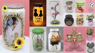 15 Unique Glass Jar decoration ideas  Home decorating ideas handmade [upl. by Loutitia872]