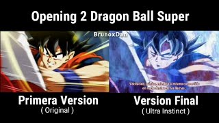 DRAGONBALL SUPER OPENING 2 versión final [upl. by Anialed300]