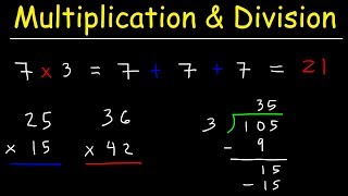 Mathematics  Basic Multiplication amp Long Division [upl. by Aynotal]