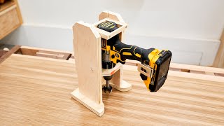 Making A Portable Drill Press  Drilling Guide [upl. by Mariam716]