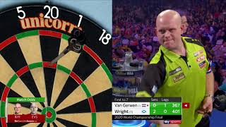 ALL WRIGHT ON THE NIGHT  Final  201920 World Darts Championship [upl. by Eimak238]