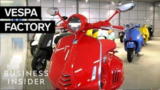 How Vespa Scooters Are Made  The Making Of [upl. by Karrie]