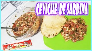 CEVICHE DE SARDINA FACIL DE HACER  Elizabeth MC [upl. by Dietz272]