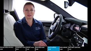 iPerformance Driving Dynamics Control and eDrive Modes Overview  BMW HowTo [upl. by Nurse]