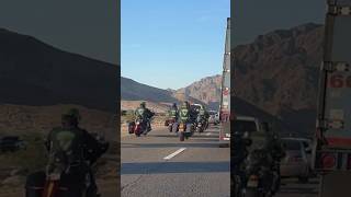 Vagos Motorcycle Club on i15 Vegas to LA [upl. by Raimundo518]