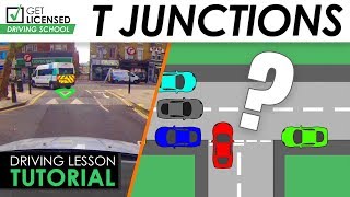 Basic T Junctions  Driving Tutorial  Updated 2024 [upl. by Bree]