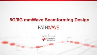 Millimeterwave Beamforming in PathWave System Design SystemVue [upl. by Raamal497]