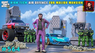 Ultimate Hightech Air Defence System For Malibu Mansion  Gta V Gameplay [upl. by Htur]